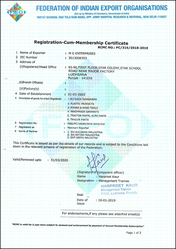 ABOUT US – Tractor Part India